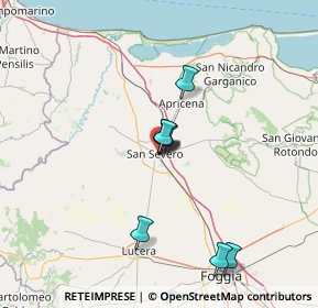 Mappa Via Andromeda, 71016 San Severo FG, Italia (31.15538)