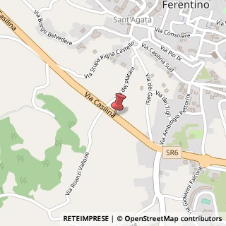 Mappa Via casilina 249, 03013 Ferentino, Frosinone (Lazio)