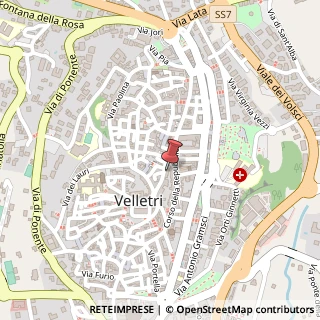 Mappa Via del Comune, 41, 00049 Velletri, Roma (Lazio)