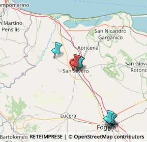 Mappa Via IV, 71016 San Severo FG, Italia (37.172)