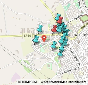 Mappa Via IV, 71016 San Severo FG, Italia (0.3985)