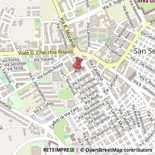 Mappa Via Lecce, 272, 71016 San Severo, Foggia (Puglia)