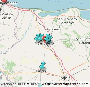 Mappa Via Mattinata, 71016 San Severo FG, Italia (26.62583)