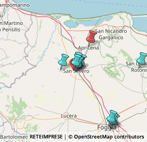 Mappa Via Candela, 71016 San Severo FG, Italia (13.26182)