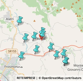 Mappa Via Vergine Maria, 03029 Veroli FR, Italia (3.915)