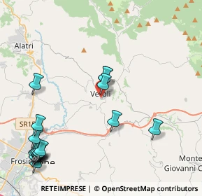 Mappa Via Vergine Maria, 03029 Veroli FR, Italia (5.79118)