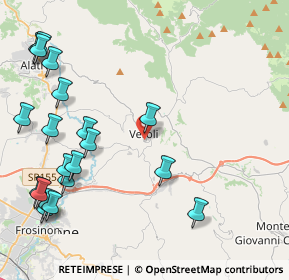 Mappa Via Vergine Maria, 03029 Veroli FR, Italia (5.832)