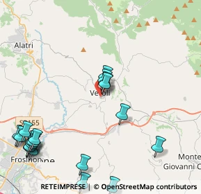 Mappa Via Vergine Maria, 03029 Veroli FR, Italia (5.9635)