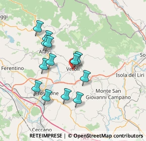 Mappa Via Vergine Maria, 03029 Veroli FR, Italia (6.95)