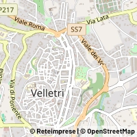 Mapa Velletri