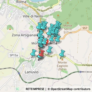 Mappa Via Antonio Ligabue, 00045 Genzano di Roma RM, Italia (0.60357)