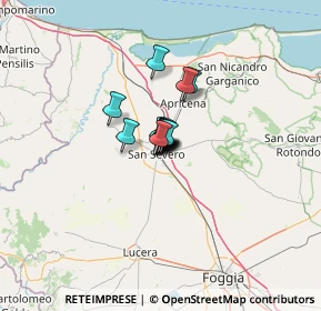 Mappa Via Ugo Amedeo Salvitto, 71016 San Severo FG, Italia (4.69857)