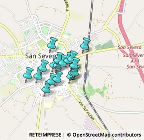 Mappa Via Ugo Amedeo Salvitto, 71016 San Severo FG, Italia (0.59)