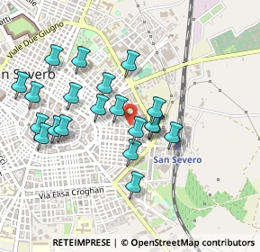Mappa Via Ugo Amedeo Salvitto, 71016 San Severo FG, Italia (0.472)