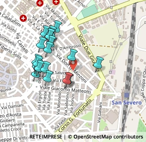 Mappa Via Ugo Amedeo Salvitto, 71016 San Severo FG, Italia (0.2295)