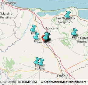 Mappa Via Manfredonia, 71016 San Severo FG, Italia (9.24286)