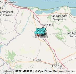 Mappa SS  16 Km 642+700, 71016 San severo FG, Italia (28.39455)