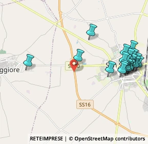 Mappa SS  16 Km 642+700, 71016 San severo FG, Italia (2.722)