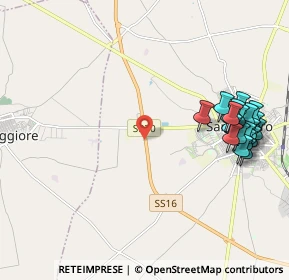 Mappa SS  16 Km 642+700, 71016 San severo FG, Italia (2.603)