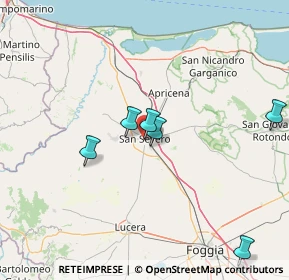 Mappa Piazza Nicola Tondi, 71016 San Severo FG, Italia (31.39545)