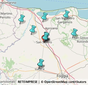 Mappa Piazza Nicola Tondi, 71016 San Severo FG, Italia (12.31818)