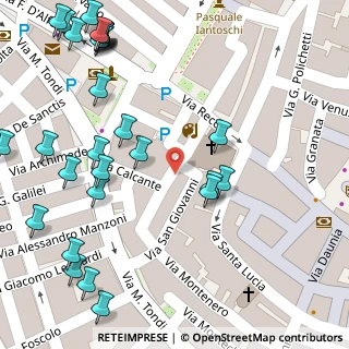 Mappa Piazza Nicola Tondi, 71016 San Severo FG, Italia (0.07931)
