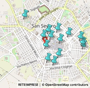 Mappa Piazza Nicola Tondi, 71016 San Severo FG, Italia (0.45857)