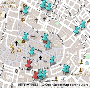 Mappa Via San Nicola, 71016 San Severo FG, Italia (0.167)