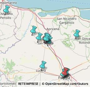 Mappa Via Lecce, 71016 San Severo FG, Italia (16.32133)