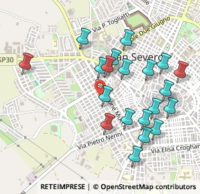 Mappa Via Lecce, 71016 San Severo FG, Italia (0.522)