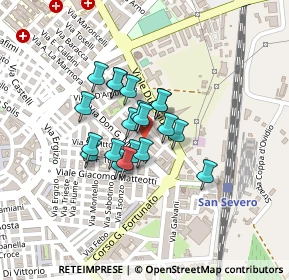 Mappa Via Donatori Avis, 71016 San Severo FG, Italia (0.1485)