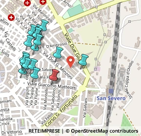 Mappa Via Fagnano, 71016 San Severo FG, Italia (0.292)