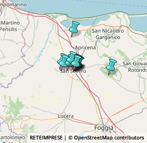Mappa Via Recca, 71016 San Severo FG, Italia (4.315)