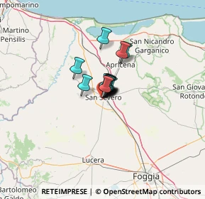 Mappa Via P. Nenni, 71016 San Severo FG, Italia (4.82143)