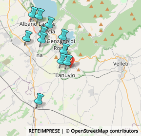 Mappa SP Appia Vecchia, 00075 Lanuvio RM (4.20545)