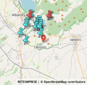 Mappa SP Appia Vecchia, 00075 Lanuvio RM (3.444)