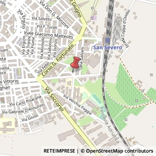 Mappa Via Marconi, 25/D, 71016 San Severo, Foggia (Puglia)