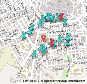 Mappa Via Giovanni Pascoli, 71016 San Severo FG, Italia (0.217)