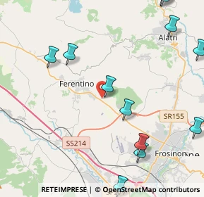 Mappa Antares, 03013 Ferentino FR, Italia (6.04083)