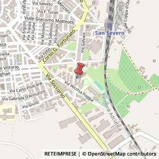Mappa Via Marconi, 33, 71016 San Severo, Foggia (Puglia)