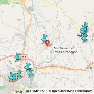 Mappa 03011 Veroli FR, Italia (3.56333)
