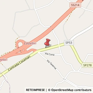 Mappa Via Santa Maria Salome, 3, 03030 Castelliri, Frosinone (Lazio)