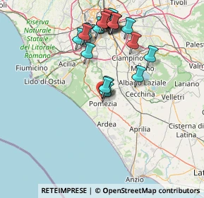 Mappa Largo Urbino, 00071 Area Produttiva RM, Italia (16.147)