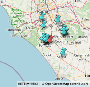 Mappa Via dei Castelli Romani angolo, 00040 Pomezia RM, Italia (7.7835)