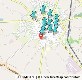 Mappa Via Chieti, 71016 San Severo FG, Italia (0.79)