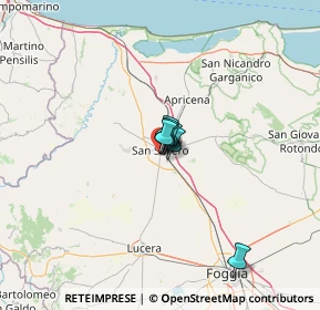 Mappa Via Gian Battista Vico, 71016 San Severo FG, Italia (24.08909)