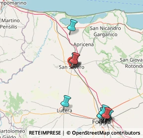 Mappa Via Gian Battista Vico, 71016 San Severo FG, Italia (20.48769)