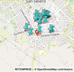 Mappa Via Gian Battista Vico, 71016 San Severo FG, Italia (0.413)