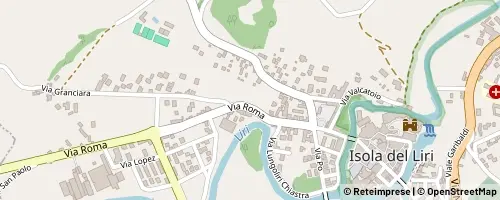 Mappa Isola del Liri