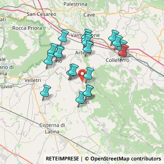 Mappa 04010 Rocca Massima LT, Italia (6.9965)